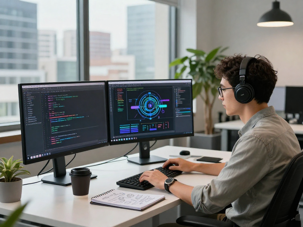 Explore spicy ai implementations in a modern tech workspace with engineers coding innovative solutions.